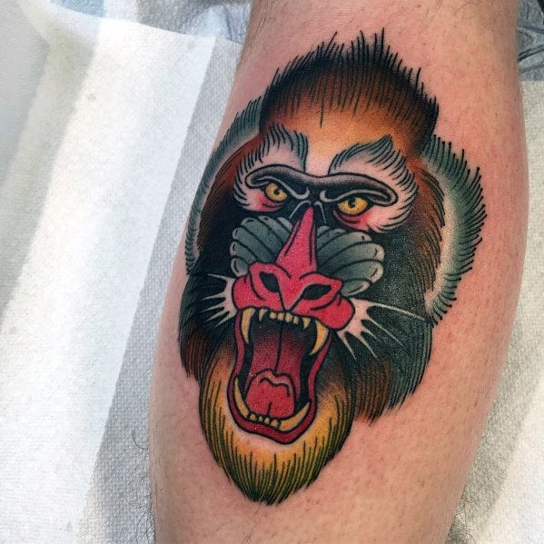 tatuaje babuino 51