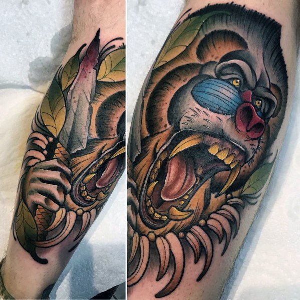 tatuaje babuino 59