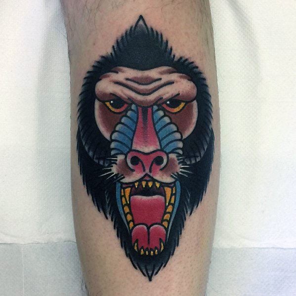 tatuaje babuino 83