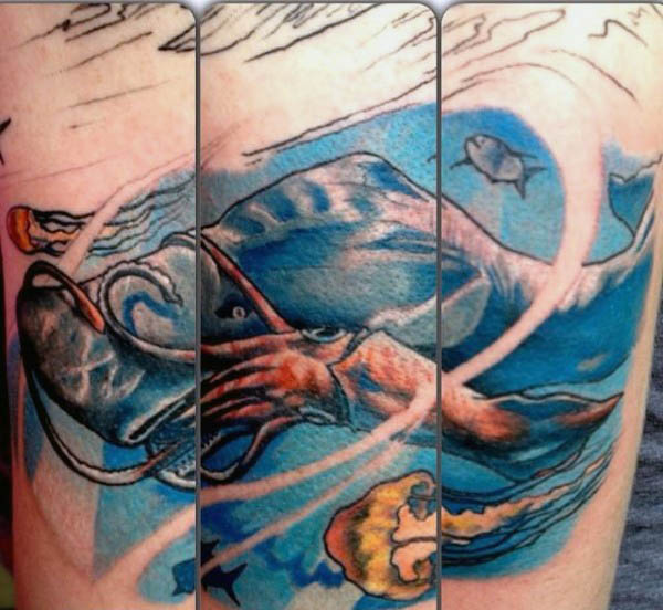 tatuaje calamar 106