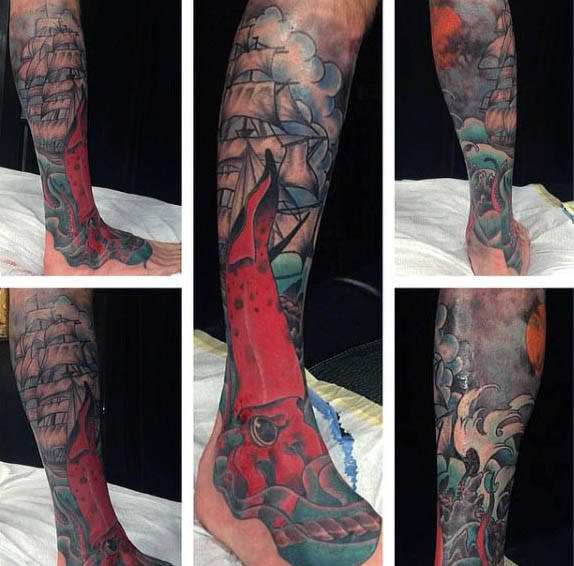 tatuaje calamar 109