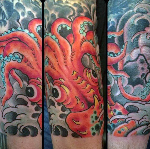 tatuaje calamar 112