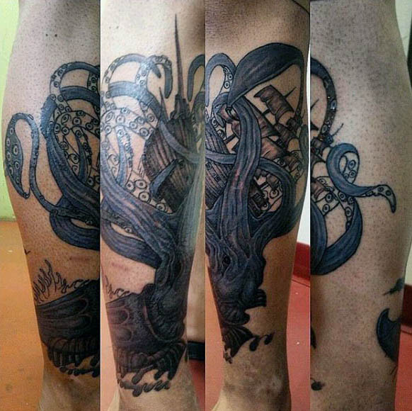 tatuaje calamar 121