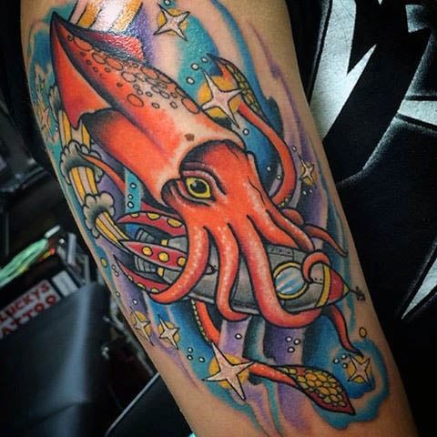 tatuaje calamar 13