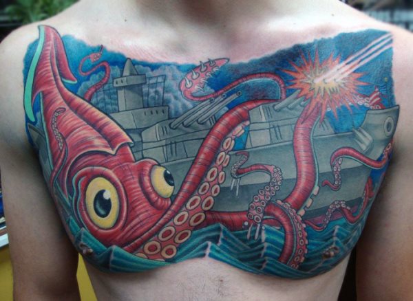 tatuaje calamar 136