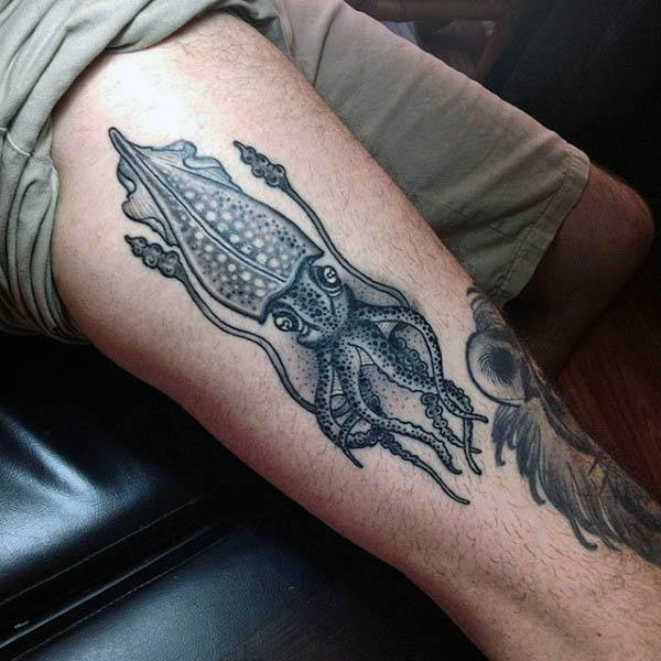 100 Tatuajes de Calamar (Con el significado)