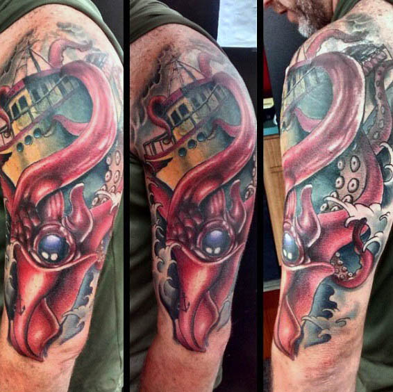 tatuaje calamar 238