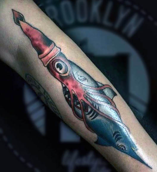 tatuaje calamar 244