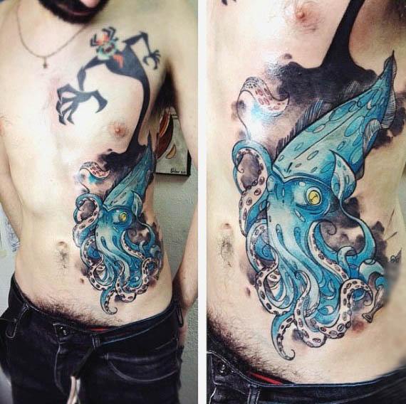 tatuaje calamar 262