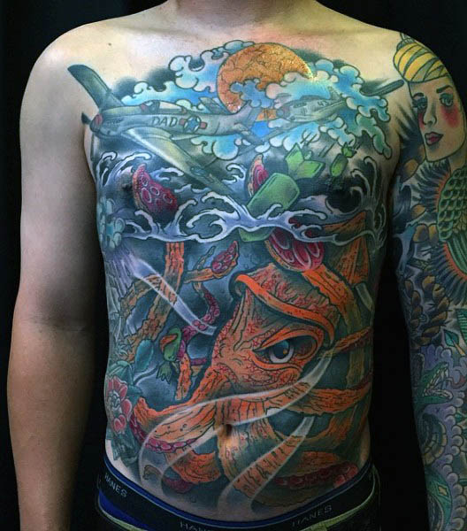tatuaje calamar 67
