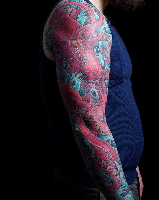tatuaje calamar 73