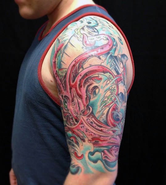 tatuaje calamar 85