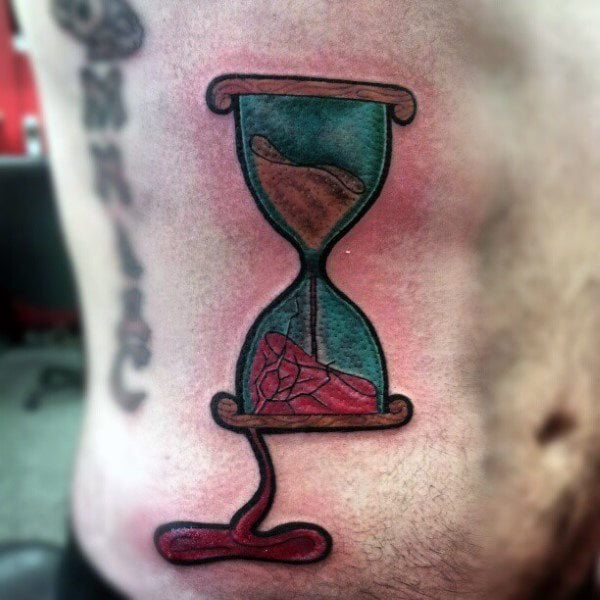 tatuaje reloj de arena 04