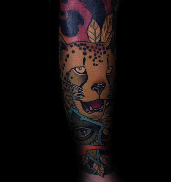 tatuaje leopardo 128