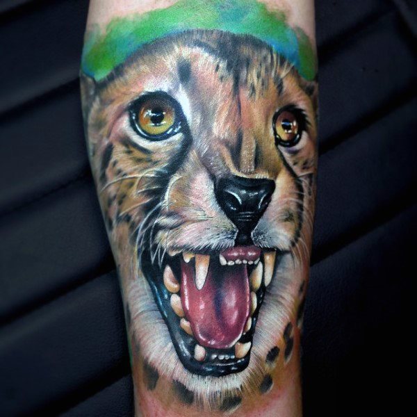 tatuaje leopardo 258