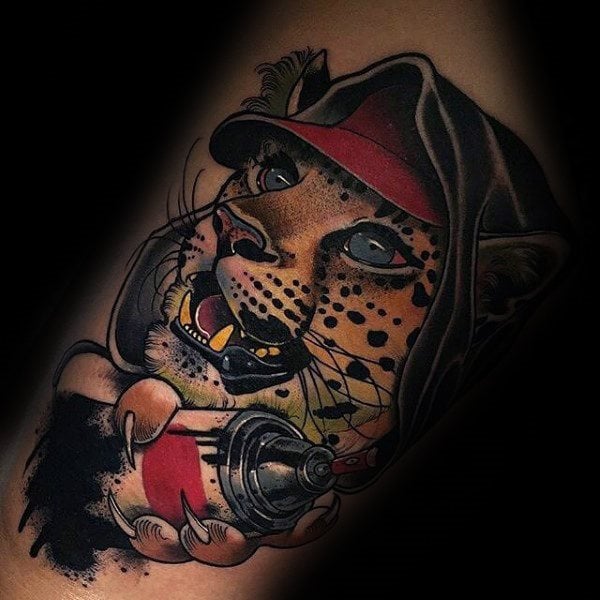 tatuaje leopardo 349