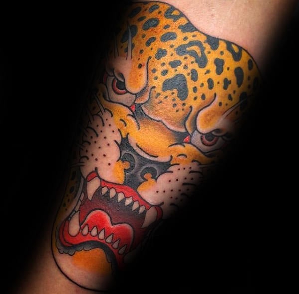 tatuaje leopardo 687