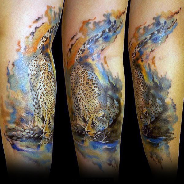 tatuaje leopardo 739