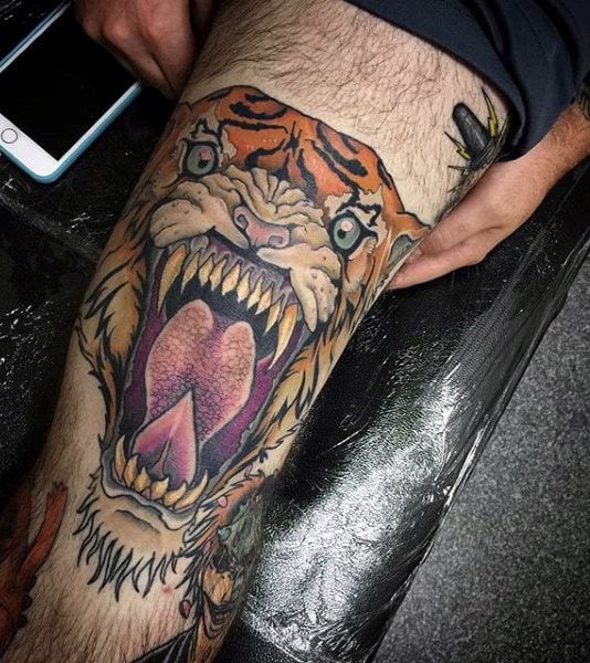 tatuaje tigre 895