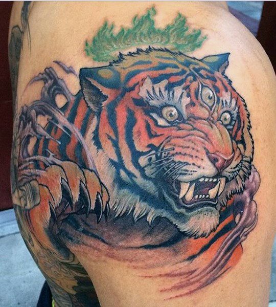 tatuaje tigre 986