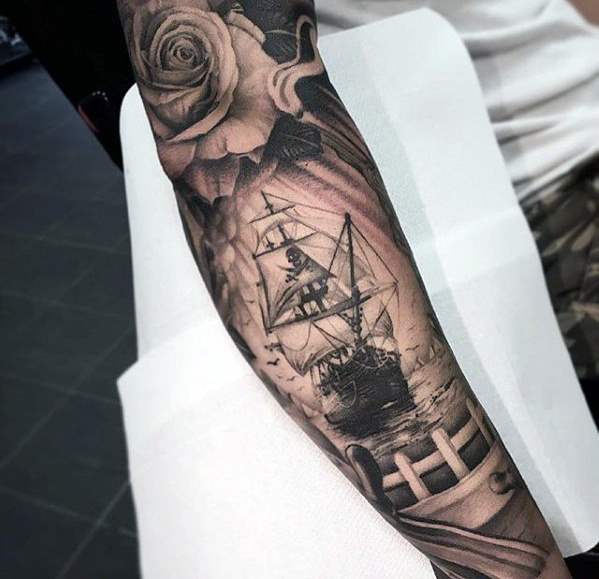 tatuaje bandera pirata 05