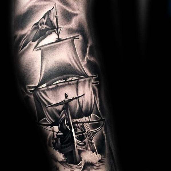 tatuaje bandera pirata 26