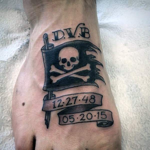 tatuaje bandera pirata 47