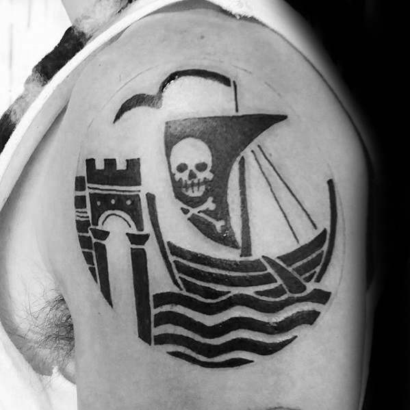 tatuaje bandera pirata 56