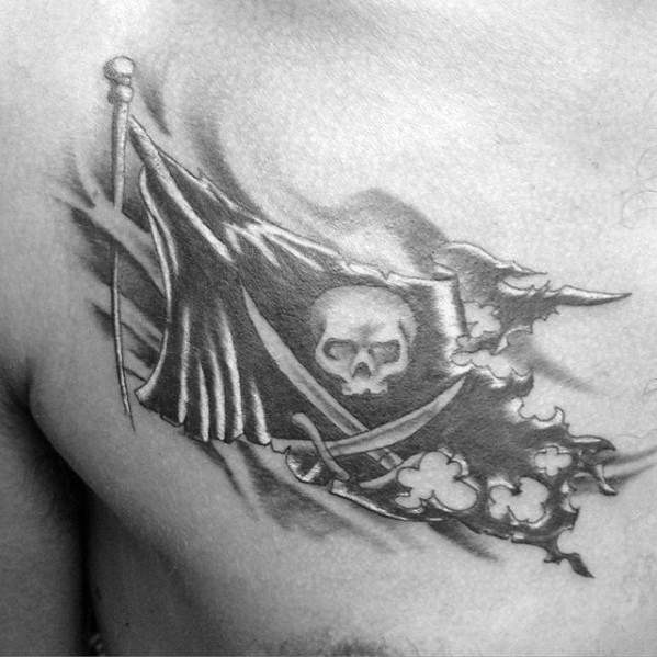 tatuaje bandera pirata 71