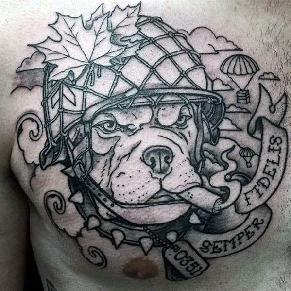 tatuaje bulldog 107