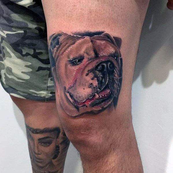 tatuaje bulldog 131