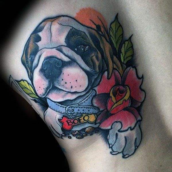 tatuaje bulldog 74