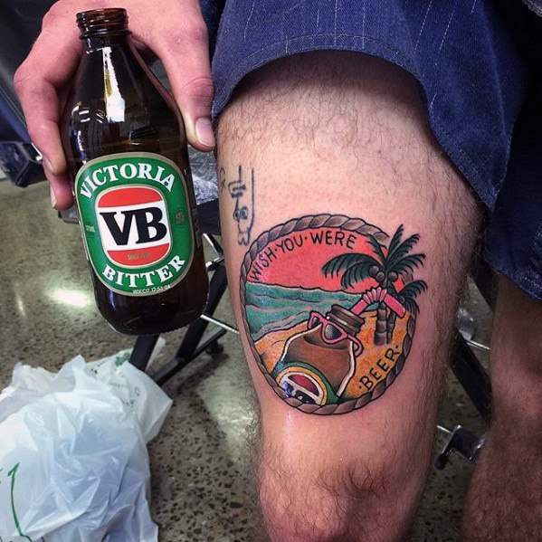 tatuaje cerveza 35
