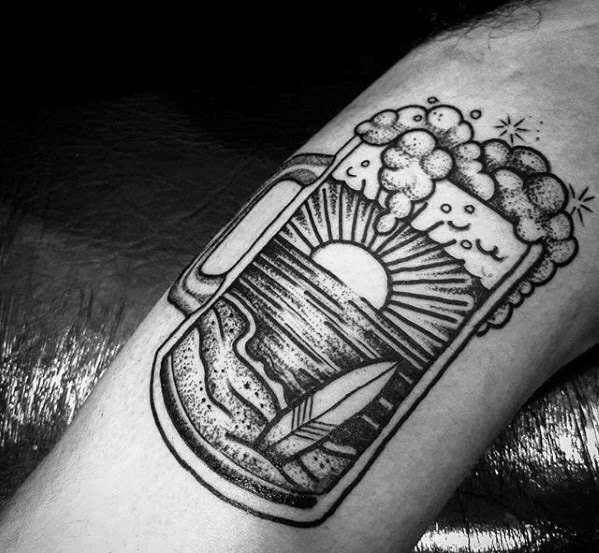 tatuaje cerveza 71