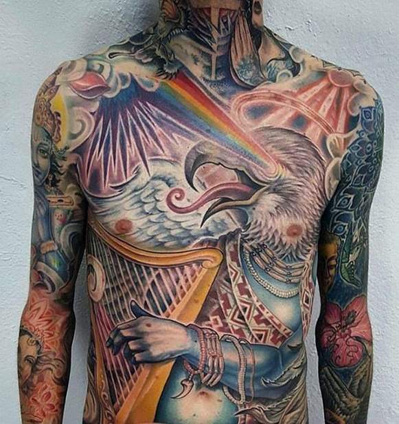 tatuaje harpa 50