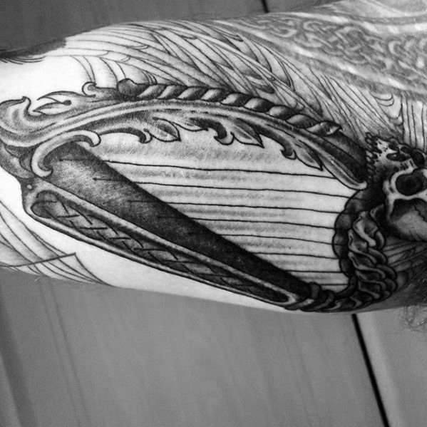 tatuaje harpa 74