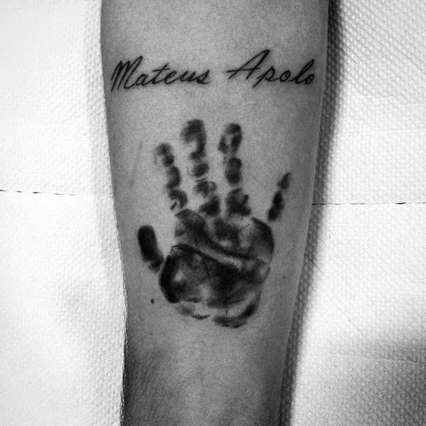 tatuaje nombre hijo nino 08