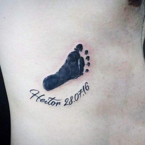 tatuaje nombre hijo nino 104
