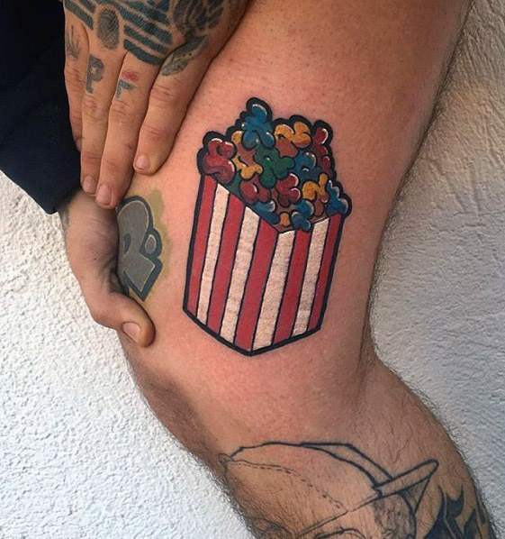 tatuaje palomitas popcorn 32
