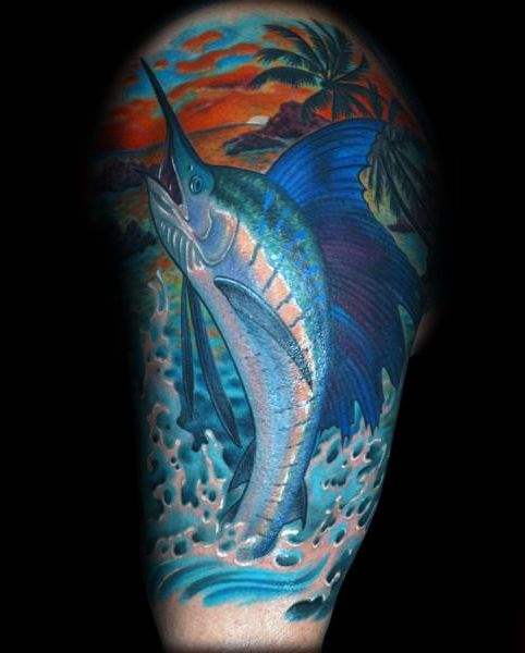 tatuaje pez espada 14