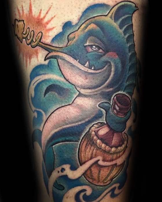 tatuaje pez espada 53