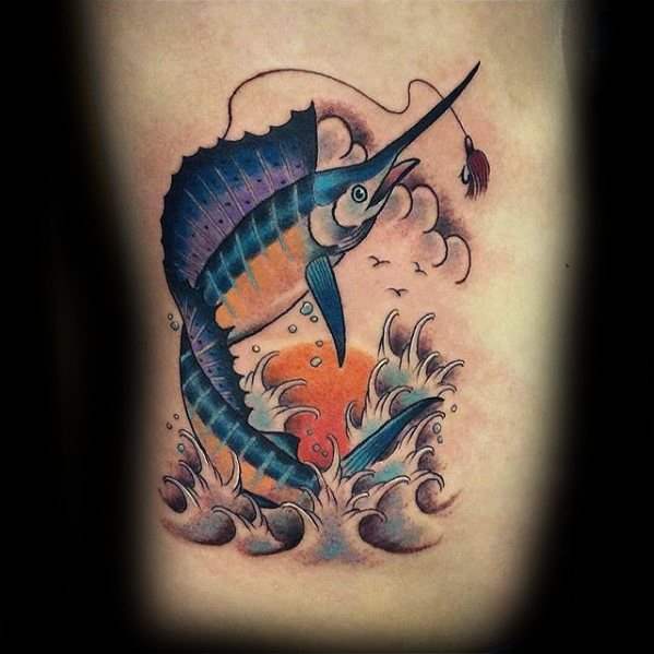 tatuaje pez espada 59
