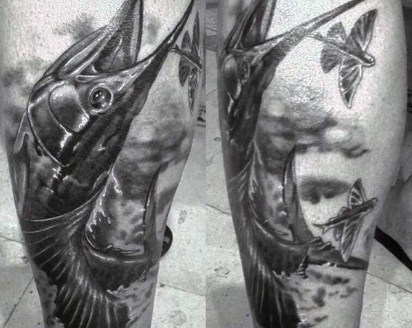 tatuaje pez espada 71