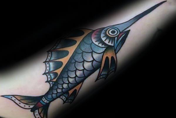 tatuaje pez espada 77