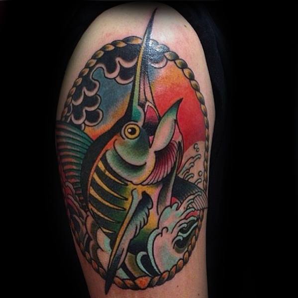 tatuaje pez espada 83