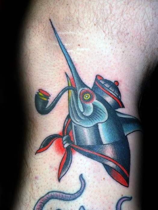 tatuaje pez espada 86