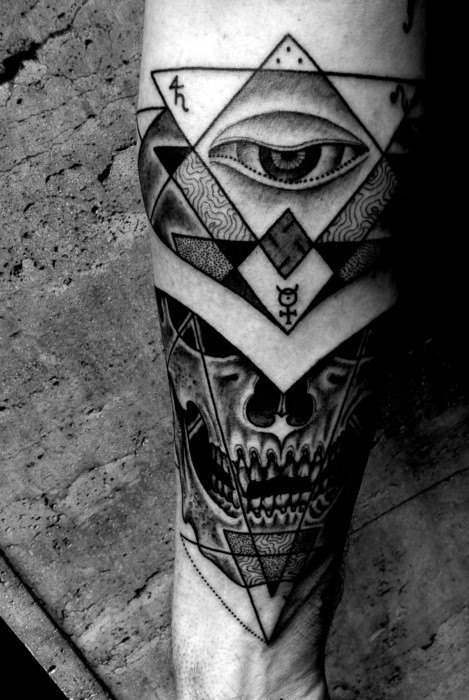 tatuaje simbolo dolar ojo providencia 53