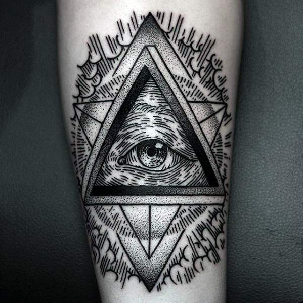tatuaje simbolo dolar ojo providencia 65