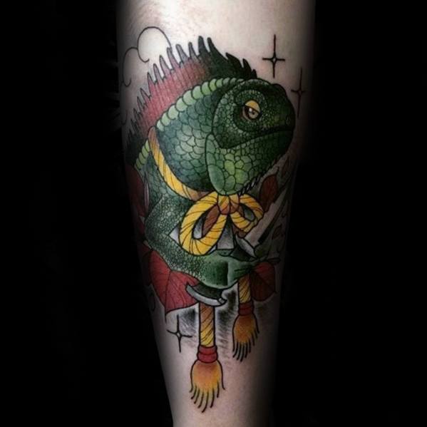 tatuaje iguana 109