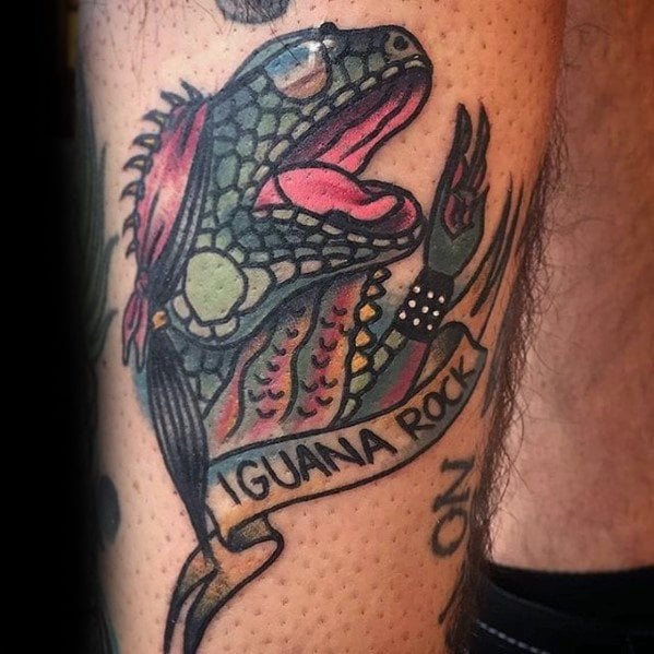 tatuaje iguana 61